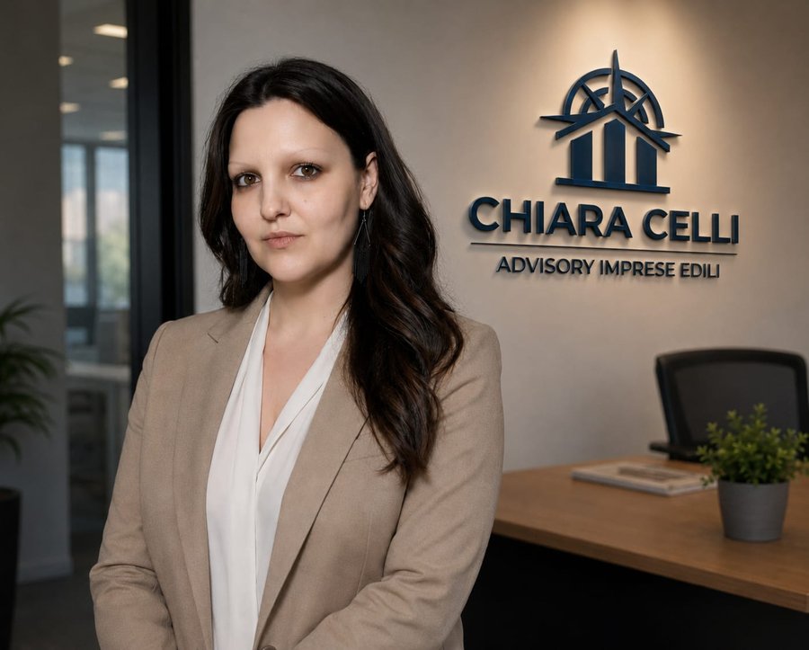 Chiara Celli, fondatrice di Advisory Imprese Edili